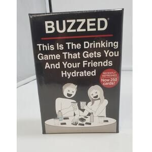 Buzzed Drinking Game Hydration Recently Refreshed Edition 250 Fun Adult Cards
